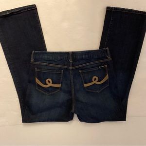 Seven 7 Women’s S12 Mid-rise Dark wash Boot-cut Jeans